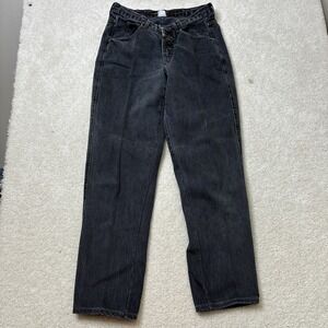 Marithe‎ Francois Girbaud Jeans Men's 29 Black Slim VTG 90s-Y2K Cotton Faded